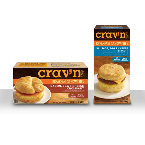 Crav'n Flavor Breakfast Sandwiches