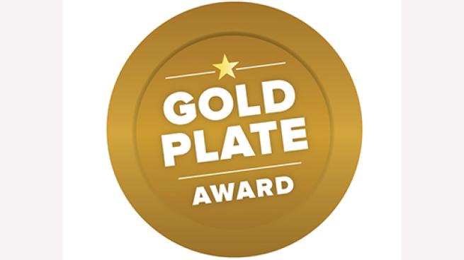 the gold plate award