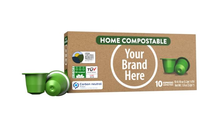 Smile Compostable Solutions coffee pods
