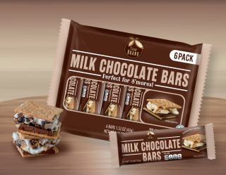 Milk chocolate bars