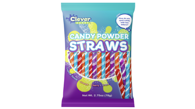 Nassau Candy Clever Candy Straws